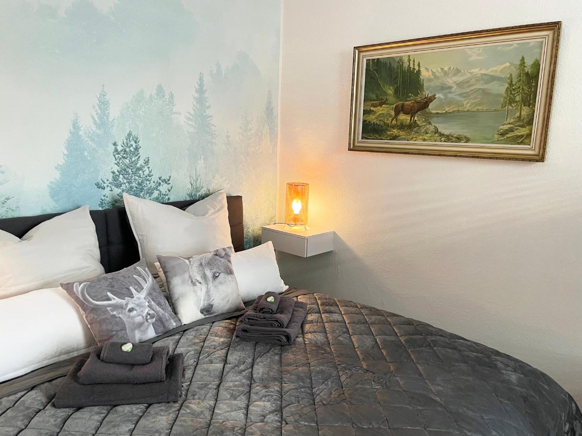 Apartment Magic Forest Design Apartment, 65 Zoll Tv, Waschtrockner, Lage, Am Markt Gera