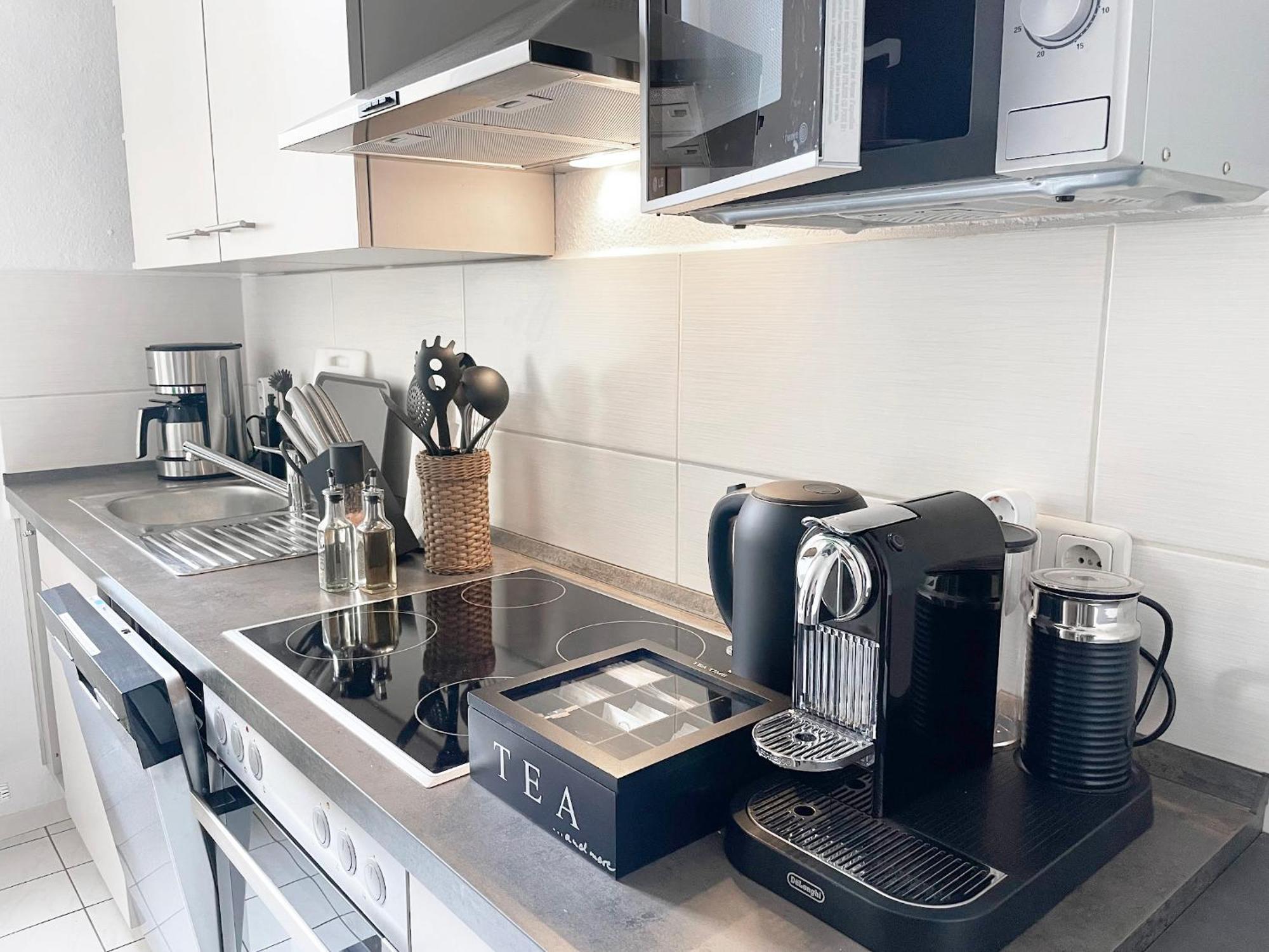 Apartment Magic Forest Design Apartment, 65 Zoll Tv, Waschtrockner, Lage, Am Markt Gera